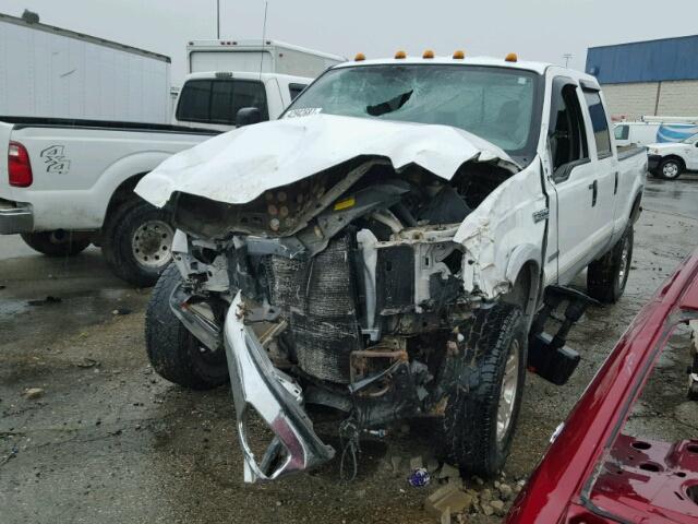 1FTWW31P85ED04709 - 2005 FORD F350 SRW S WHITE photo 2