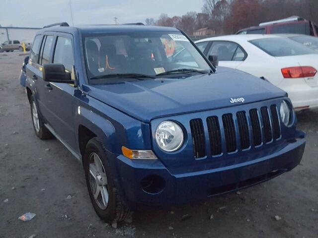 1J4NT2GBXAD580779 - 2010 JEEP PATRIOT SP BLUE photo 1