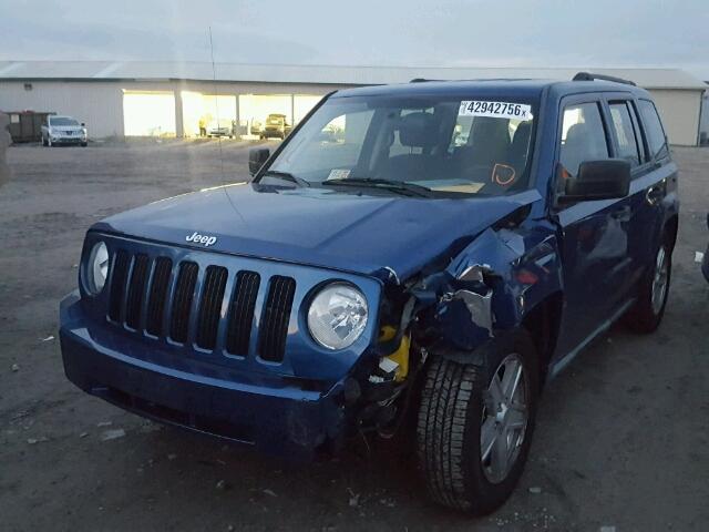 1J4NT2GBXAD580779 - 2010 JEEP PATRIOT SP BLUE photo 2