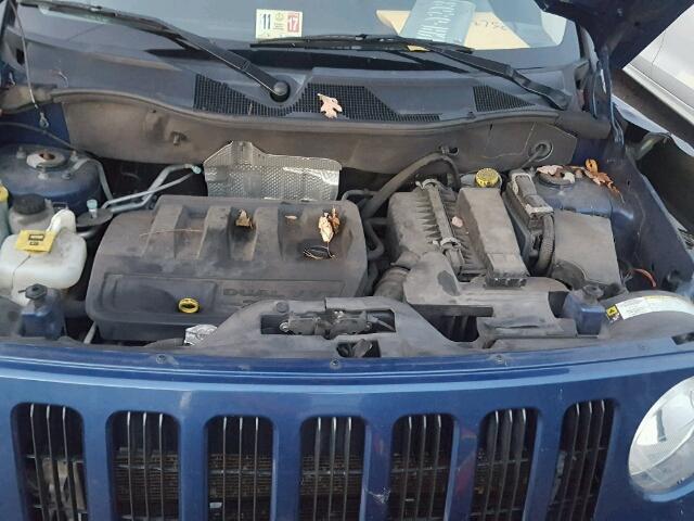 1J4NT2GBXAD580779 - 2010 JEEP PATRIOT SP BLUE photo 7