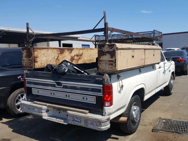 1FTHF25L8GPA71531 - 1986 FORD F250 WHITE photo 4