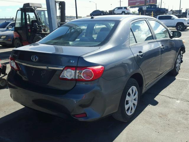 2T1BU4EE7BC685597 - 2011 TOYOTA COROLLA GRAY photo 4