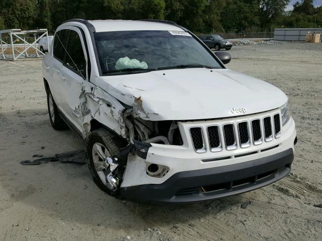 1J4NT1FB9BD245736 - 2011 JEEP COMPASS SP WHITE photo 1