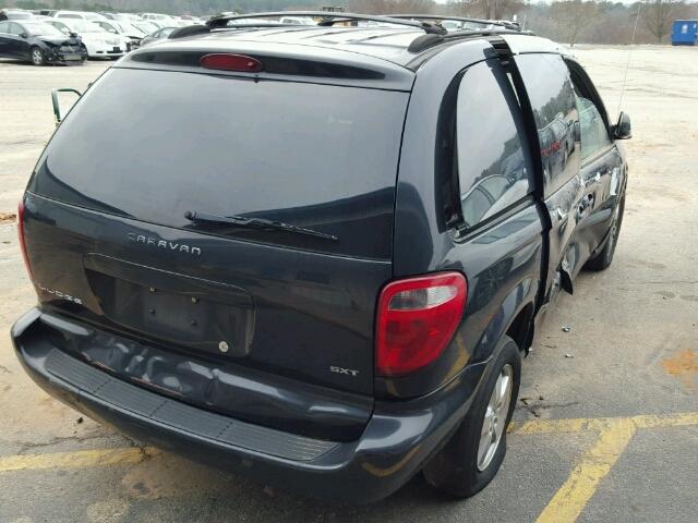 1D4GP45R86B755759 - 2006 DODGE CARAVAN SX BLACK photo 4