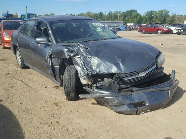 2G1WF52E559299103 - 2005 CHEVROLET IMPALA GRAY photo 1