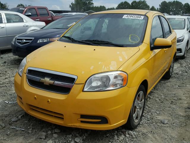 KL1TD5DEXBB138244 - 2011 CHEVROLET AVEO LS YELLOW photo 2