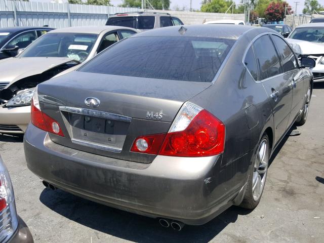 JNKBY01E56M205728 - 2006 INFINITI M45 BASE CREAM photo 4