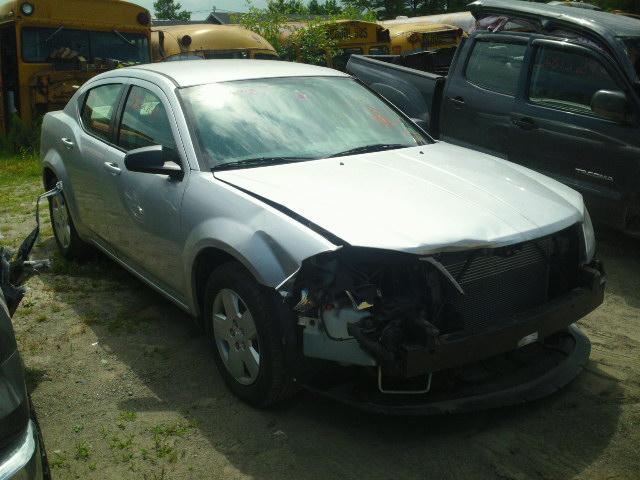 1B3LC46K78N595921 - 2008 DODGE AVENGER SILVER photo 1