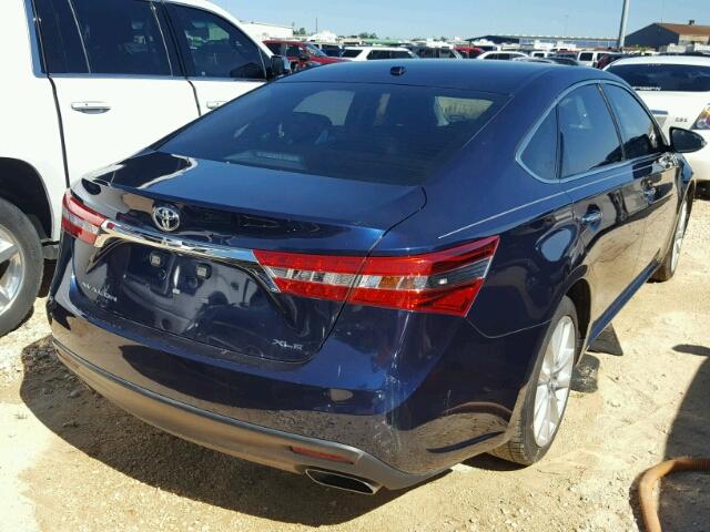 4T1BK1EB1DU021310 - 2013 TOYOTA AVALON BAS BLUE photo 4