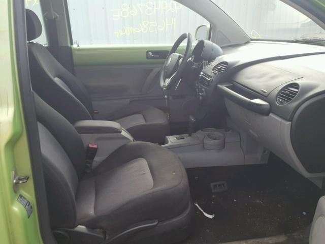 3VWCK31C25M409880 - 2005 VOLKSWAGEN NEW BEETLE მწვანე ფოტო 5