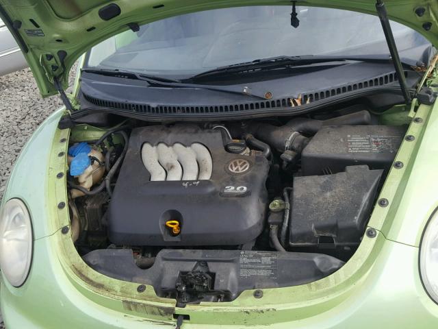 3VWCK31C25M409880 - 2005 VOLKSWAGEN NEW BEETLE მწვანე ფოტო 7