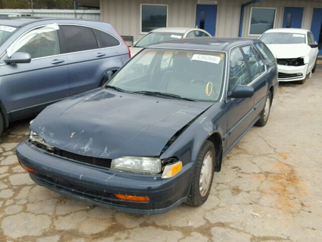 1HGCB9876NA011441 - 1992 HONDA ACCORD EX GREEN photo 2