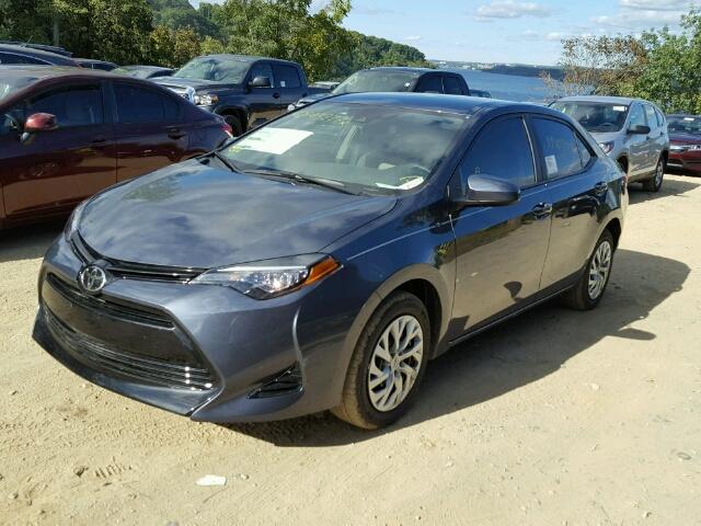 5YFBURHEXHP673607 - 2017 TOYOTA COROLLA L CHARCOAL photo 2