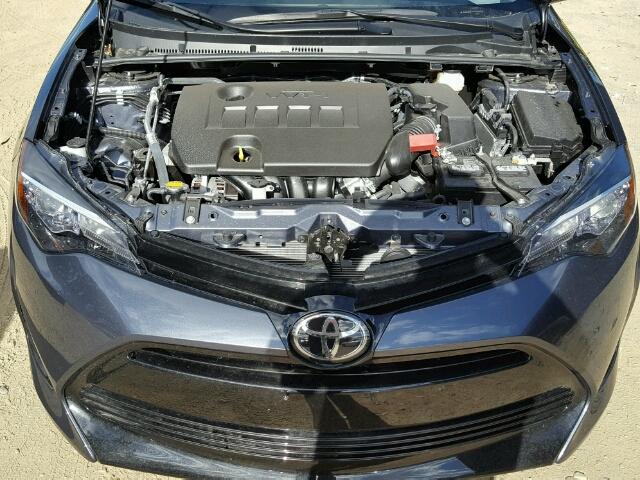 5YFBURHEXHP673607 - 2017 TOYOTA COROLLA L CHARCOAL photo 7