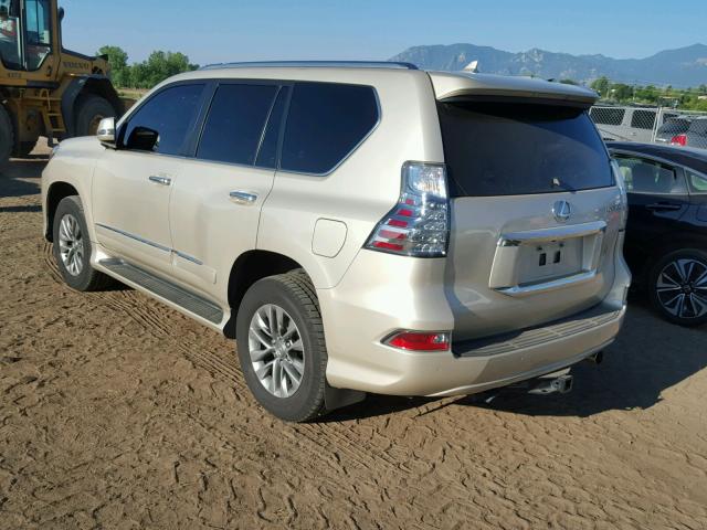 JTJJM7FX2E5072587 - 2014 LEXUS GX PREMIUM GOLD photo 3