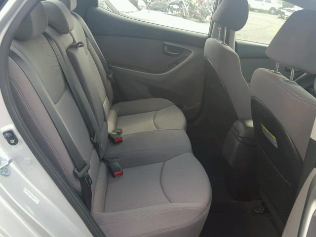 KMHDH4AE5FU303123 - 2015 HYUNDAI ELANTRA SE GRAY photo 6