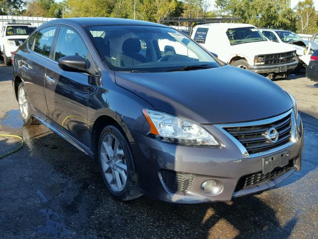 3N1AB7APXDL761312 - 2013 NISSAN SENTRA GRAY photo 1