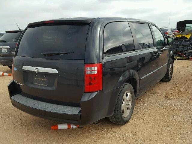 2D8HN54P58R607023 - 2008 DODGE GRAND CARA BLACK photo 4