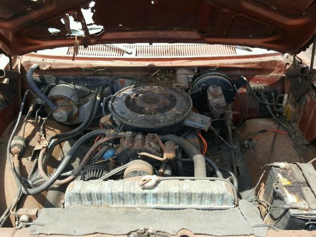 D14AF3S211290 - 1973 DODGE PICKUP BROWN photo 7