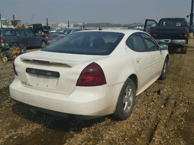2G2WP552681136649 - 2008 PONTIAC GRAND PRIX WHITE photo 4