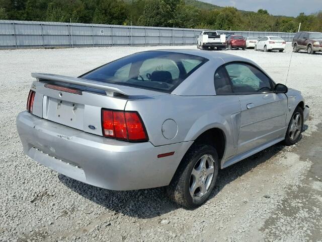 1FAFP40474F118331 - 2004 FORD MUSTANG GRAY photo 4