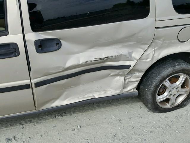 1GNDV23137D118251 - 2007 CHEVROLET UPLANDER L 金色 照片 9