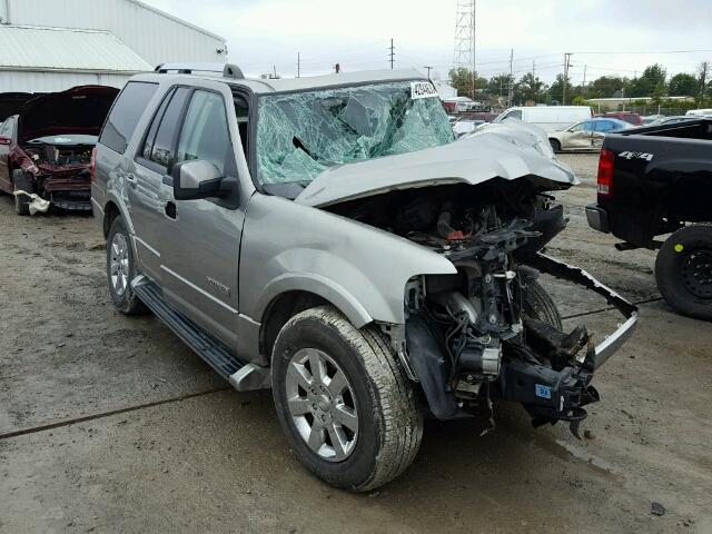 1FMFU20578LA67139 - 2008 FORD EXPEDITION SILVER photo 1