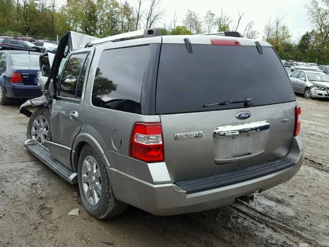 1FMFU20578LA67139 - 2008 FORD EXPEDITION SILVER photo 3