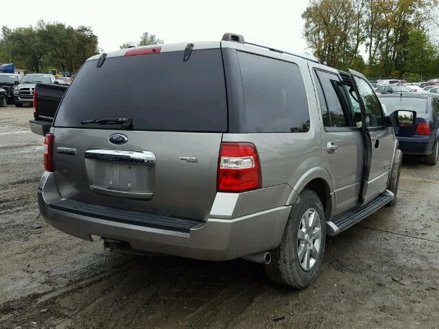 1FMFU20578LA67139 - 2008 FORD EXPEDITION SILVER photo 4