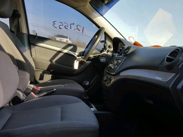 KL1TD56658B165611 - 2008 CHEVROLET AVEO BASE Gümüş foto 5