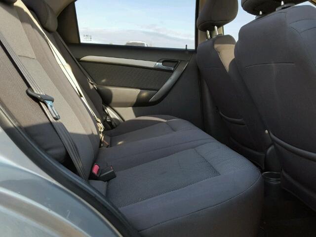 KL1TD56658B165611 - 2008 CHEVROLET AVEO BASE Gümüş foto 6