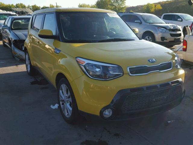 KNDJP3A57G7240255 - 2016 KIA SOUL + YELLOW photo 1