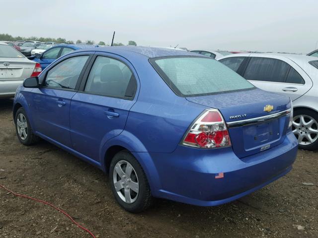 KL1TD56E59B324409 - 2009 CHEVROLET AVEO PURPLE photo 3