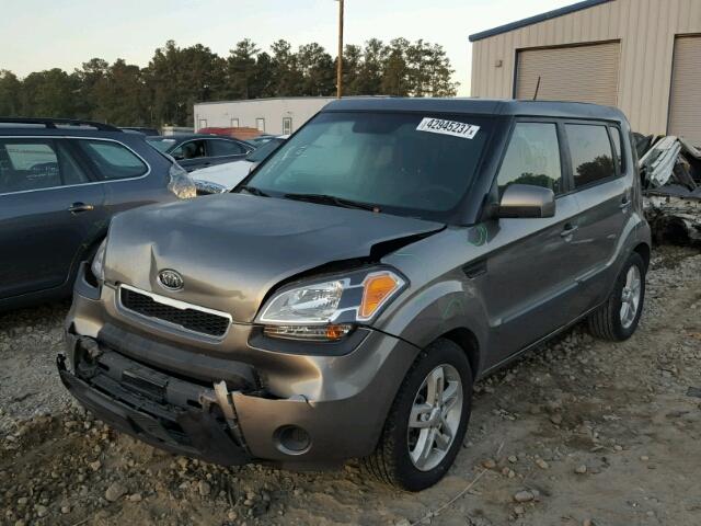 KNDJT2A27B7339968 - 2011 KIA SOUL + GRAY photo 2