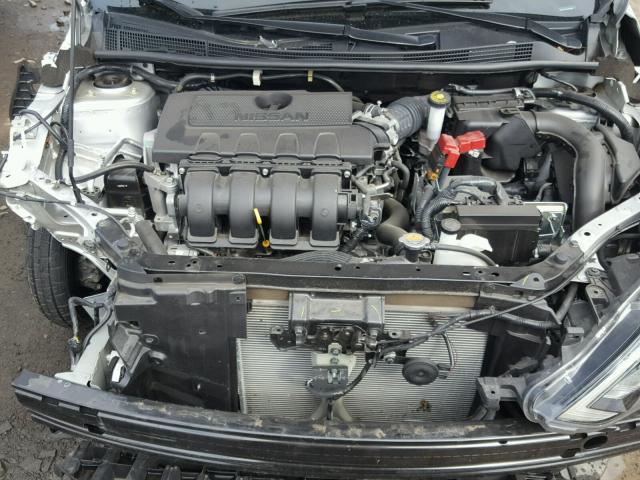 3N1AB7AP4GY282486 - 2016 NISSAN SENTRA S SILVER photo 7