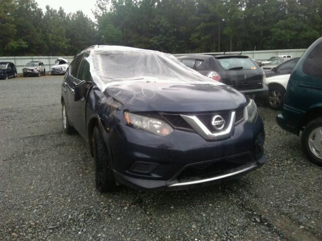 5N1AT2MT3FC761250 - 2015 NISSAN ROGUE S BLUE photo 1