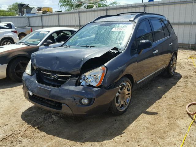 KNAFG526277072501 - 2007 KIA RONDO LX GRAY photo 2