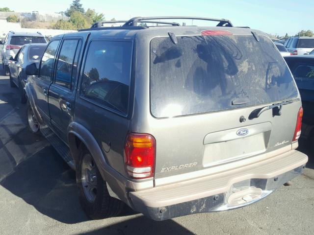 1FMDU74E31ZA56656 - 2001 FORD EXPLORER E GRAY photo 3