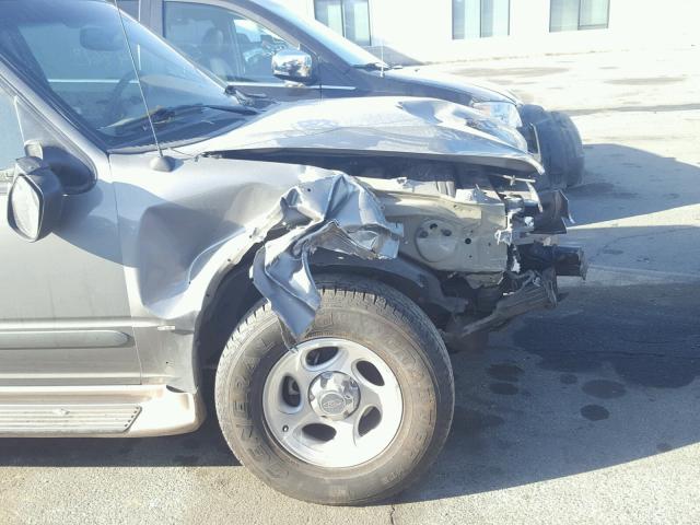 1FMDU74E31ZA56656 - 2001 FORD EXPLORER E GRAY photo 9