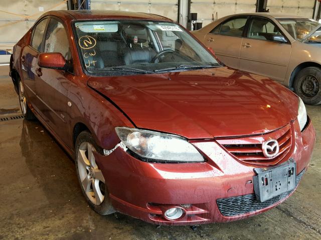 JM1BK323961414182 - 2006 MAZDA 3 S RED photo 1