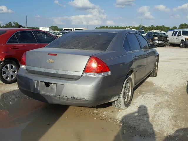 2G1WT58K569237241 - 2006 CHEVROLET IMPALA LT SILVER photo 4