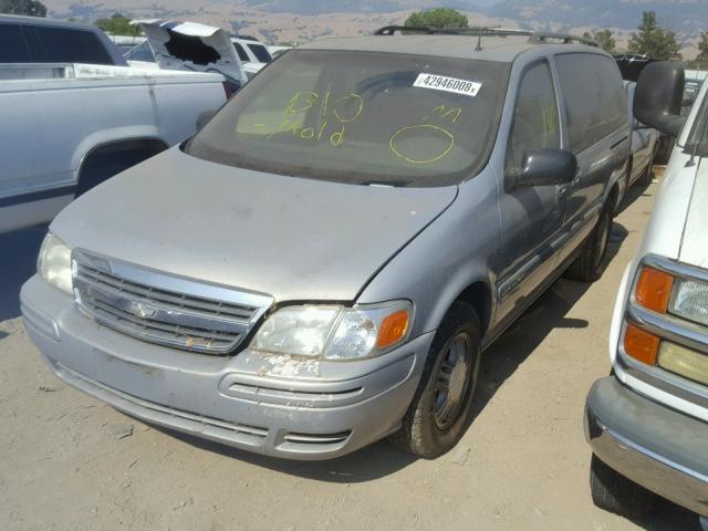 1GNDX13EX1D273894 - 2001 CHEVROLET VENTURE LU BLUE photo 2