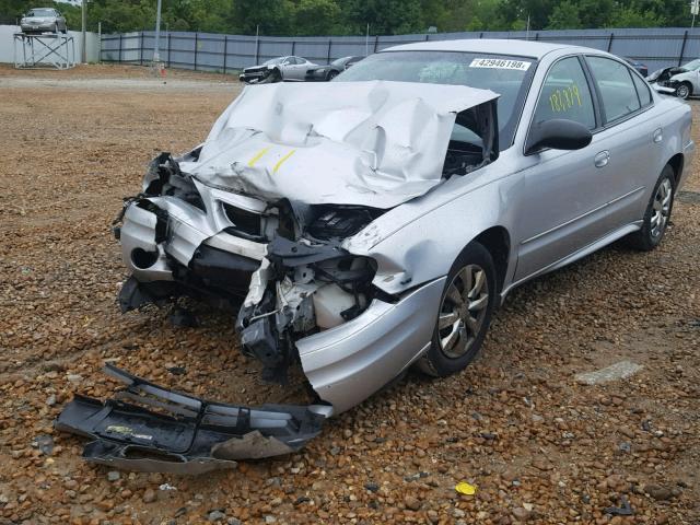 1G2NE52E05M144990 - 2005 PONTIAC GRAND AM S ვერცხლისფერი ფოტო 2