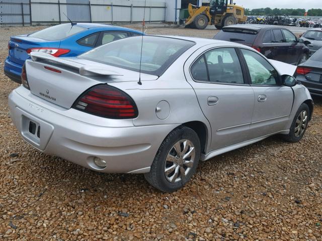 1G2NE52E05M144990 - 2005 PONTIAC GRAND AM S ვერცხლისფერი ფოტო 4