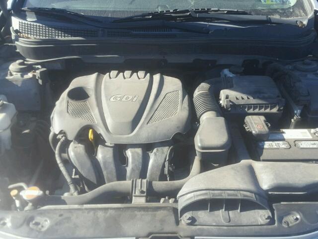 5NPEB4AC5BH199732 - 2011 HYUNDAI SONATA GLS SILVER photo 7