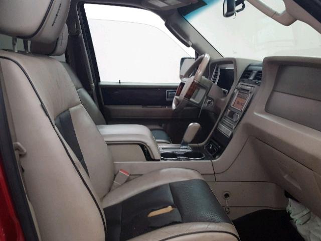 5LMFU27588LJ08106 - 2008 LINCOLN NAVIGATOR 红色 照片 5