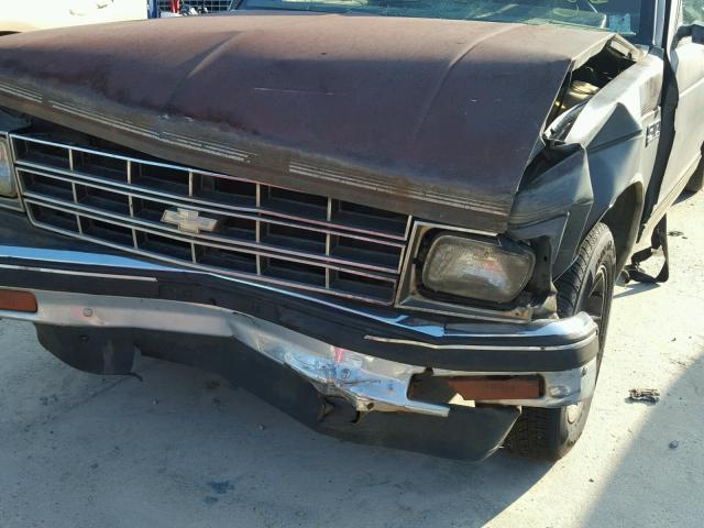 1GCCS14R0J2175098 - 1988 CHEVROLET S TRUCK S1 GRAY photo 9