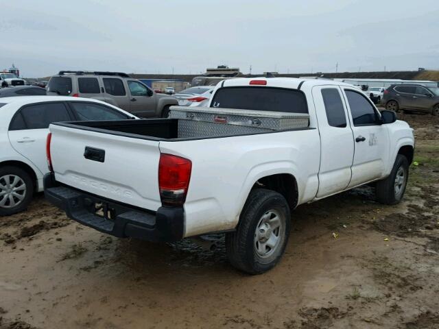 5TFRX5GN4GX072242 - 2016 TOYOTA TACOMA WHITE photo 4