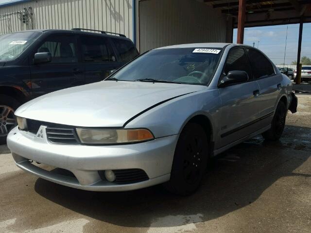 4A3AA36G91E084618 - 2001 MITSUBISHI GALANT SILVER photo 2