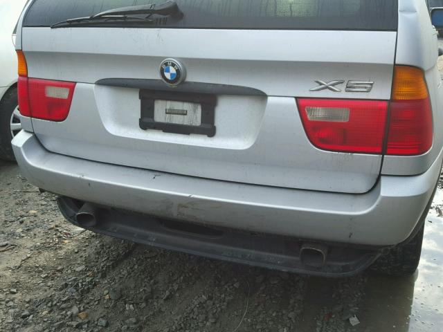 WBAFA53581LM87585 - 2001 BMW X5 SILVER photo 9